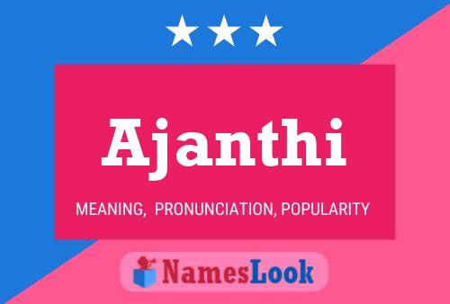 Ajanthi Name Poster