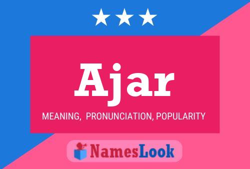 Ajar Name Poster