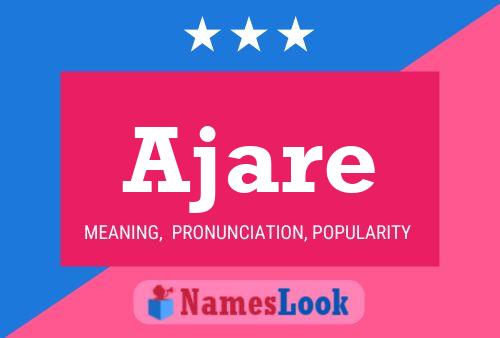 Ajare Name Poster