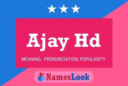 Ajay Hd Name Poster