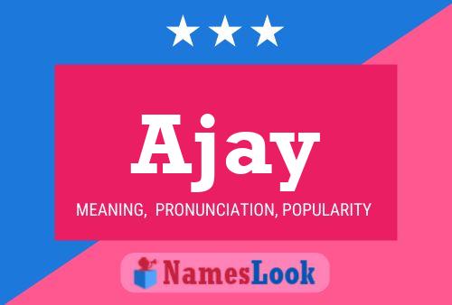 Ajay Name Poster