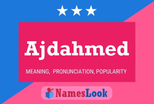 Ajdahmed Name Poster