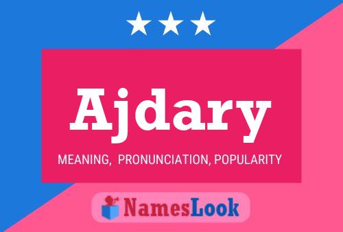 Ajdary Name Poster