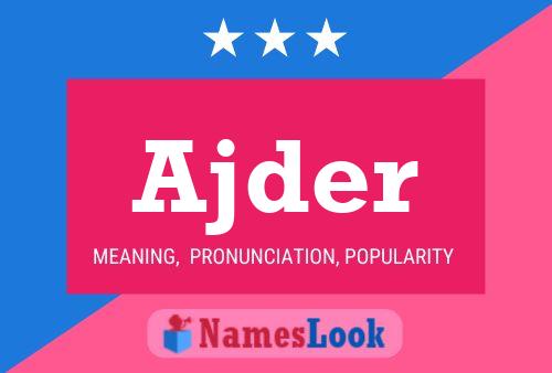 Ajder Name Poster