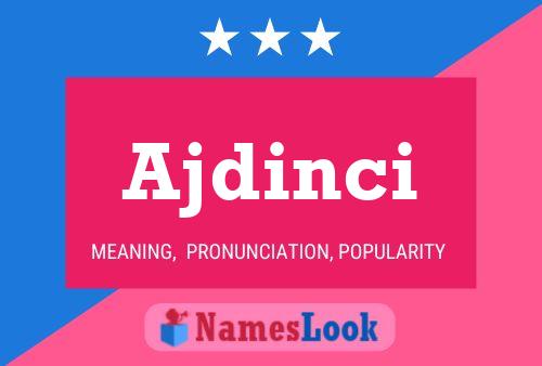 Ajdinci Name Poster