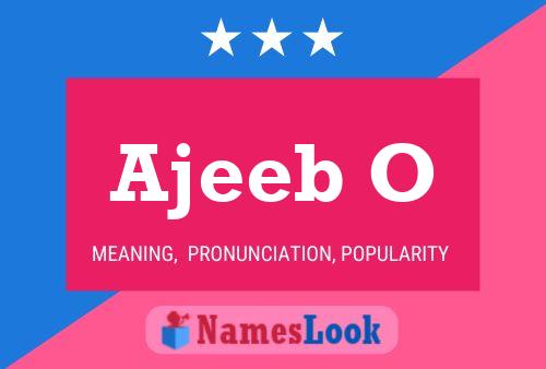 Ajeeb O Name Poster