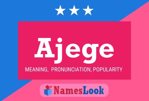 Ajege Name Poster