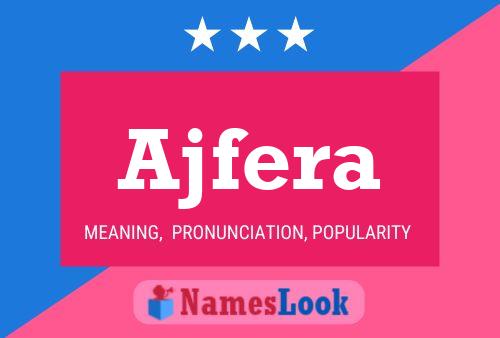 Ajfera Name Poster