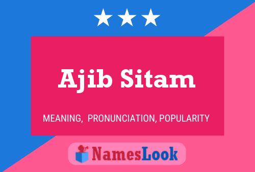 Ajib Sitam Name Poster