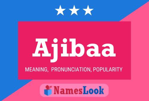 Ajibaa Name Poster