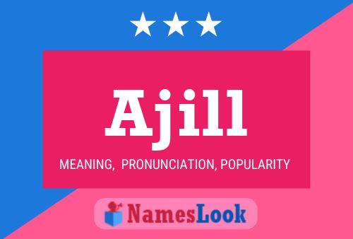 Ajill Name Poster