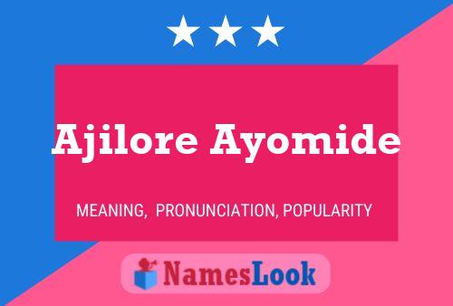 Ajilore Ayomide Name Poster