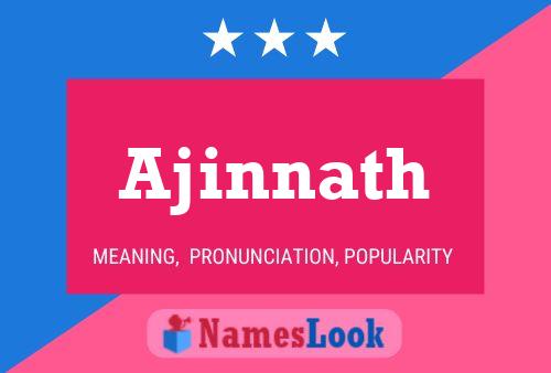 Ajinnath Name Poster