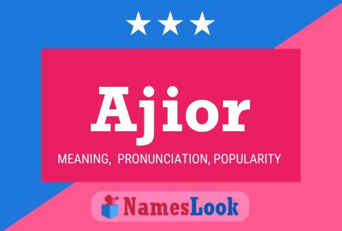 Ajior Name Poster