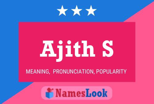 Ajith S Name Poster