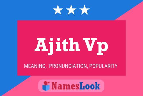 Ajith Vp Name Poster