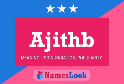 Ajithb Name Poster