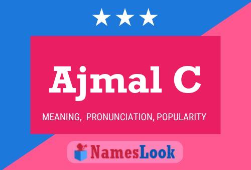 Ajmal C Name Poster