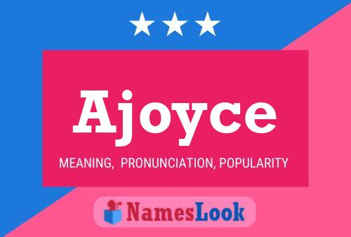 Ajoyce Name Poster