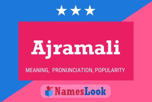 Ajramali Name Poster