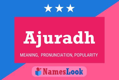 Ajuradh Name Poster