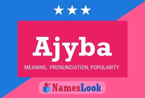 Ajyba Name Poster