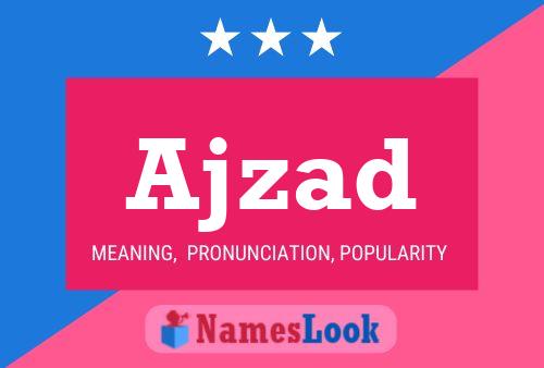 Ajzad Name Poster