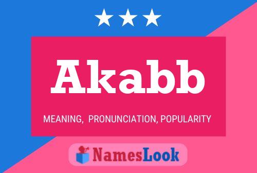 Akabb Name Poster