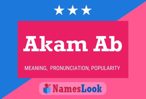 Akam Ab Name Poster