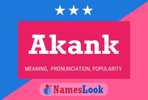 Akank Name Poster