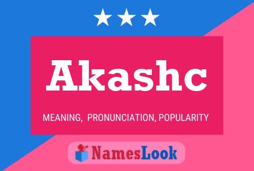 Akashc Name Poster