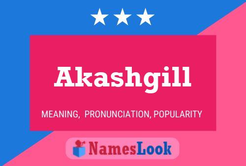 Akashgill Name Poster