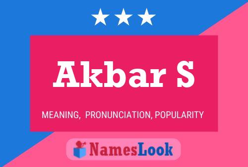 Akbar S Name Poster