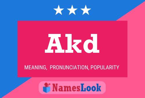 Akd Name Poster