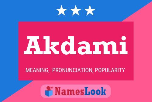 Akdami Name Poster