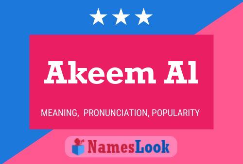 Akeem Al Name Poster