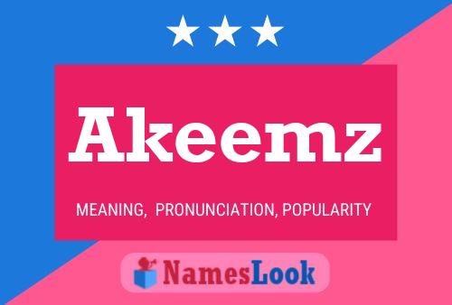 Akeemz Name Poster