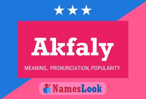 Akfaly Name Poster