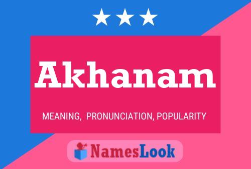 Akhanam Name Poster