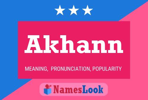 Akhann Name Poster