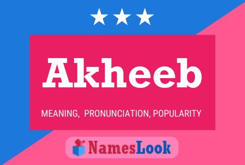 Akheeb Name Poster