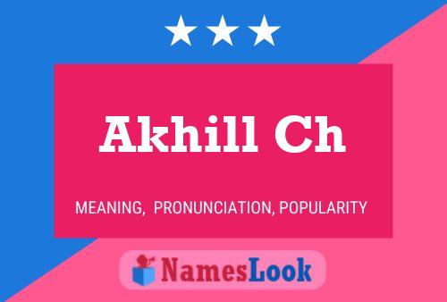 Akhill Ch Name Poster