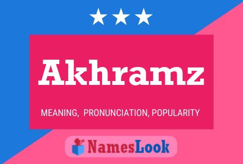 Akhramz Name Poster