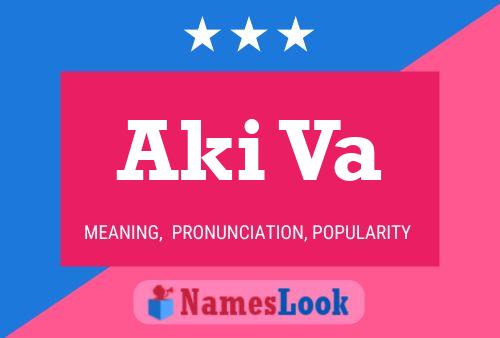 Aki Va Name Poster