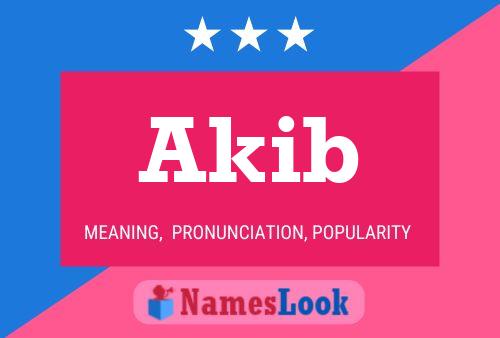 Akib Name Poster