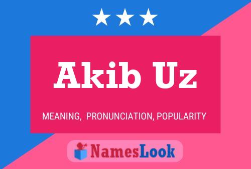 Akib Uz Name Poster