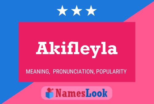 Akifleyla Name Poster