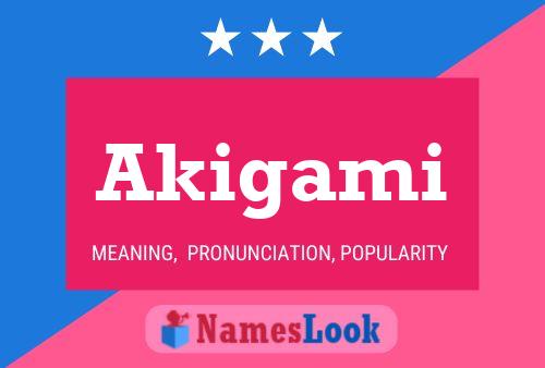 Akigami Name Poster