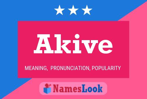 Akive Name Poster