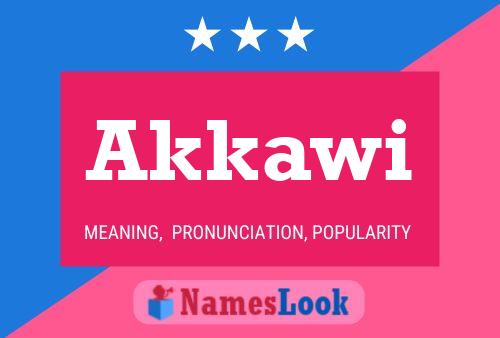 Akkawi Name Poster